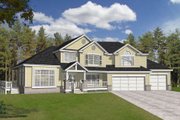 Traditional Style House Plan - 3 Beds 2.5 Baths 2435 Sq/Ft Plan #112-150 