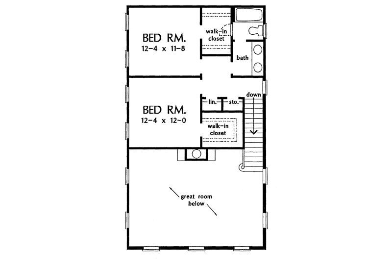 Dream House Plan - Floor Plan - Upper Floor for Classical House Plan #929-285 - 3 bed, 2.5 bath