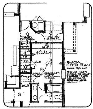 Floor Plan - Other Floor 1 for Southern House Plan #310-616 - 3 bed, 2.5 bath