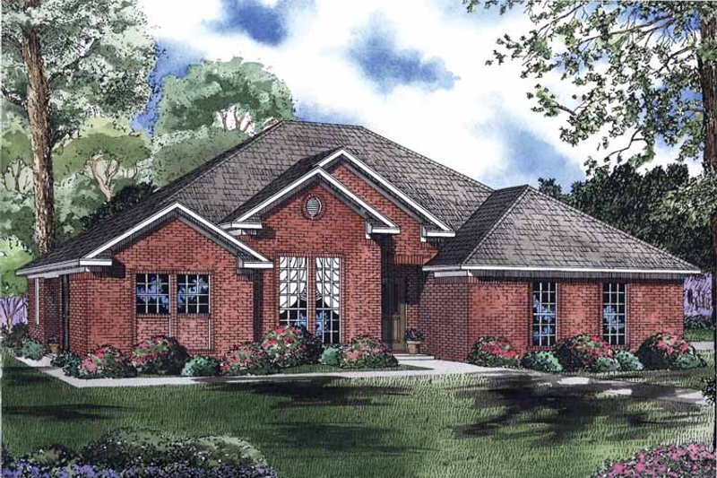 Ranch Style House Plan - 4 Beds 2 Baths 1950 Sq/Ft Plan #17-2963