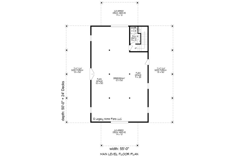 House Design - Floor Plan - Main Floor for Country House Plan #932-808 - 3 bed, 3 bath