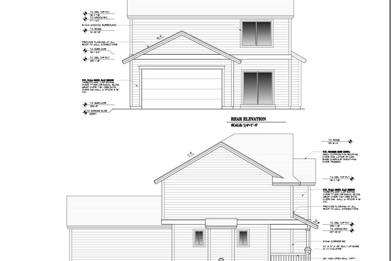 Dream House Plan - Exterior - Other Elevation 1 for Craftsman House Plan #53-731 - 3 bed, 2.5 bath