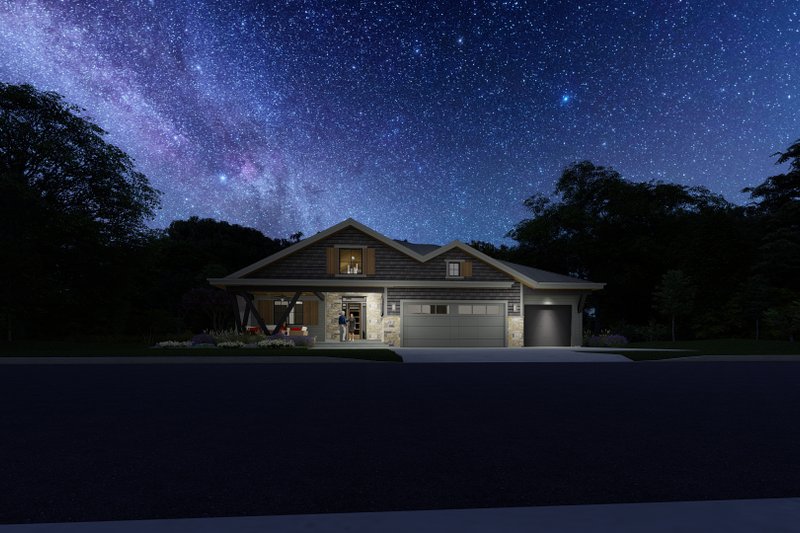 Architectural House Design - Photo 9 for Traditional House Plan #1069-30 - 3 bed, 2.5 bath