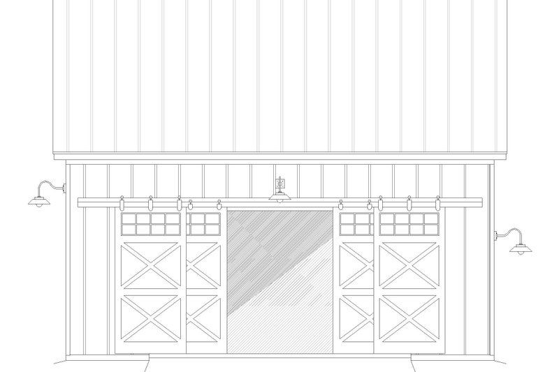 Architectural House Design - Exterior - Front Elevation 3 for Ranch House Plan #932-494, 0 bath