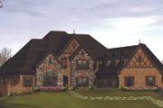 Tudor Style House Plan - 4 Beds 4.5 Baths 6088 Sq/Ft Plan #57-575 