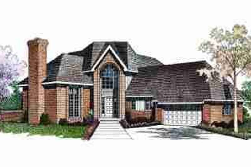 House Plan Design - Traditional Exterior - Front Elevation Plan #72-312