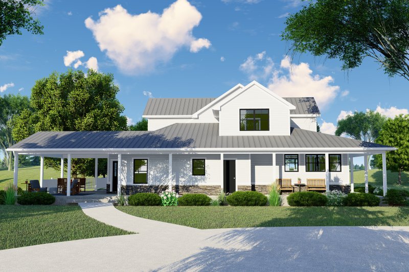 Home Plan - Exterior - Other Elevation 1 for Country House Plan #1064-348 - 5 bed, 3.5 bath