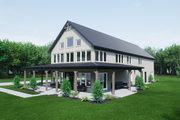Barndominium Style House Plan - 4 Beds 2.5 Baths 2668 Sq/Ft Plan #1116-14 Exterior 