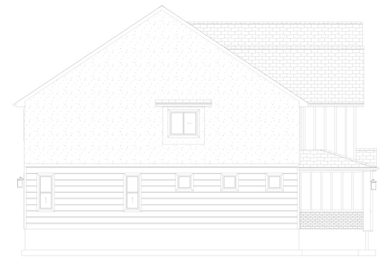 House Design - Exterior - Other Elevation 2 for Farmhouse House Plan #1060-317 - 18 bed, 12 bath