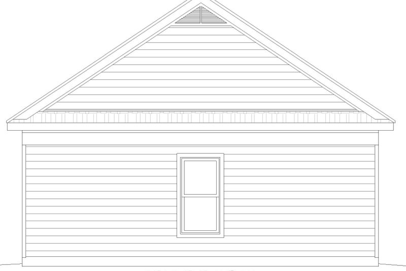 Dream House Plan - Exterior - Rear Elevation for Southern House Plan #932-828, 1 bath