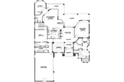 European Style House Plan - 3 Beds 3 Baths 3534 Sq/Ft Plan #115-167 