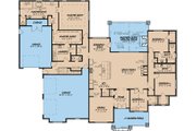 European Style House Plan - 4 Beds 4.5 Baths 3190 Sq/Ft Plan #923-17 