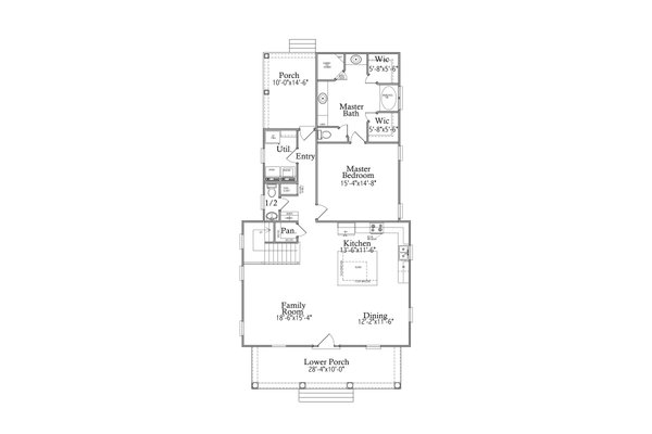 Traditional Floor Plan - Main Floor Plan #69-393