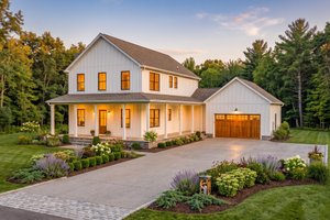 House Plan Design - Exterior - Front Elevation for Country House Plan #1089-79 - 4 bed, 2.5 bath