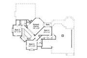 European Style House Plan - 4 Beds 3.5 Baths 4241 Sq/Ft Plan #411-637 