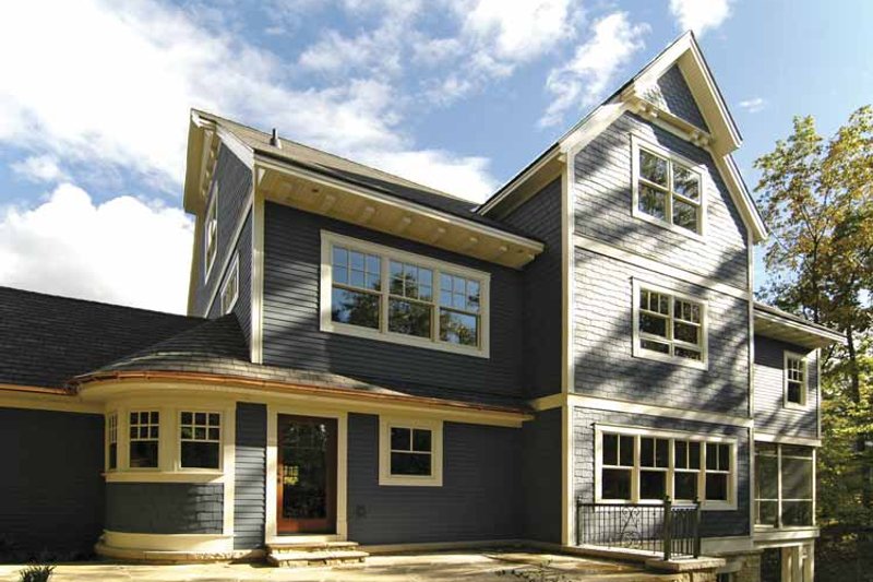 Dream House Plan - Exterior - Rear Elevation for Craftsman House Plan #928-30 - 3 bed, 4 bath