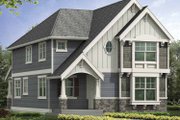 Craftsman Style House Plan - 4 Beds 2.5 Baths 3012 Sq/Ft Plan #132-388 Exterior 