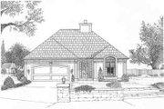 Traditional Style House Plan - 3 Beds 3 Baths 1942 Sq/Ft Plan #6-171 