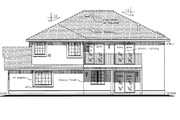 European Style House Plan - 3 Beds 2 Baths 1594 Sq/Ft Plan #18-9146 Exterior 