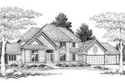 Modern Style House Plan - 4 Beds 3.5 Baths 3050 Sq/Ft Plan #70-479 