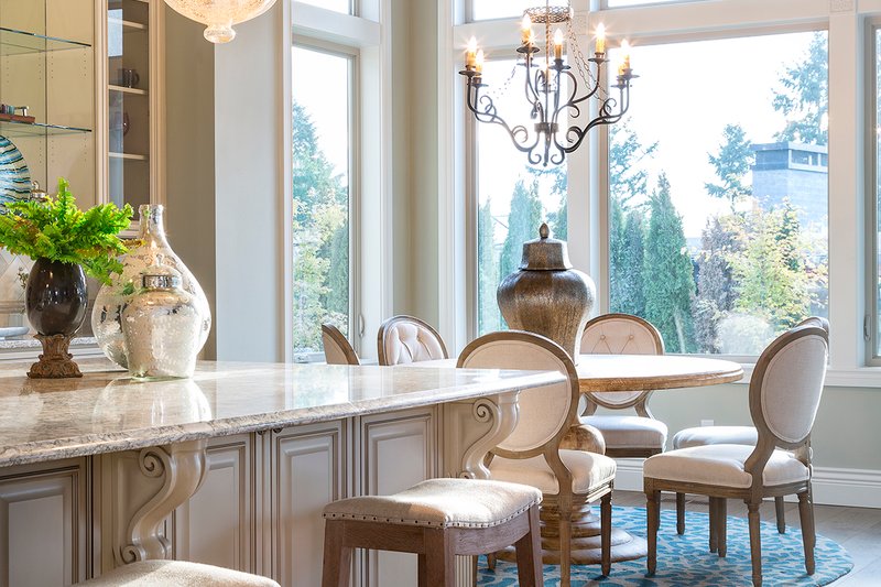 House Plan Design - Interior - Dining Room for European House Plan #48-650 - 4 bed, 4.5 bath