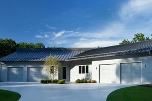 Exterior - Front Elevation 4 for Contemporary House Plan #928-255 - 4 bed, 4.5 bath