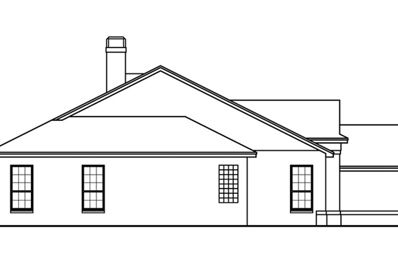 Home Plan - Exterior - Other Elevation 1 for Mediterranean House Plan #999-29 - 3 bed, 2 bath