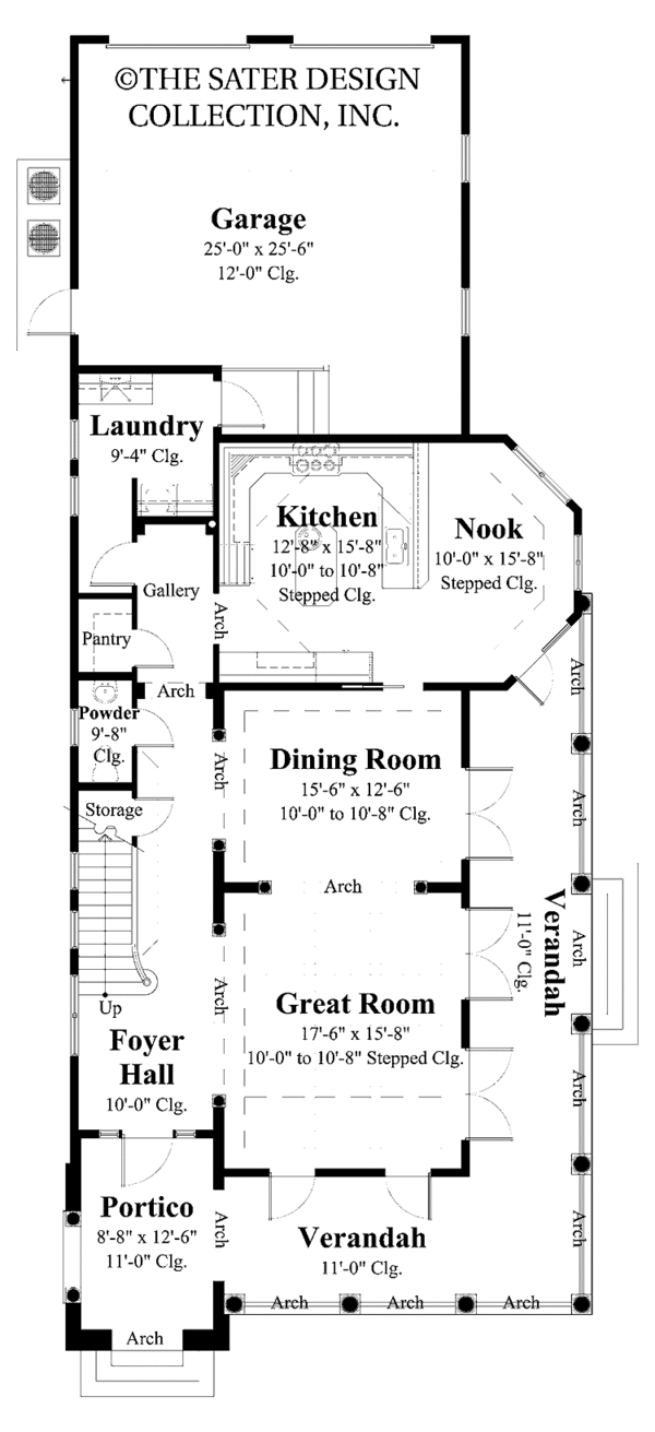 Dream House Plan - Southern Floor Plan - Main Floor Plan #930-360