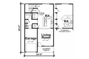 Traditional Style House Plan - 3 Beds 2.5 Baths 1518 Sq/Ft Plan #20-2177 