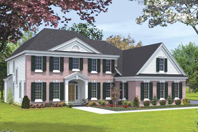 Home Plan - Classical Exterior - Front Elevation Plan #328-439
