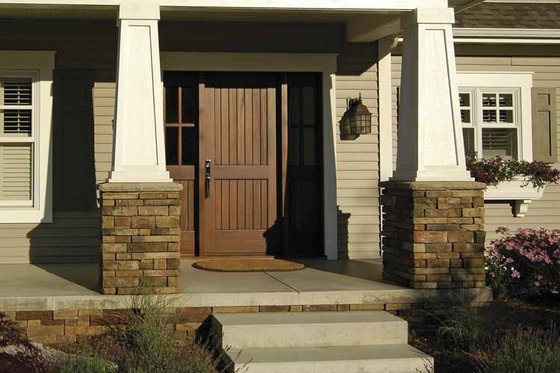 Exterior - Front Elevation 4 for Craftsman House Plan #928-48 - 3 bed, 3 bath