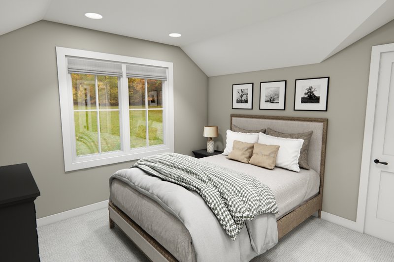 House Blueprint - Interior - Bedroom 2 for Craftsman House Plan #51-1421 - 5 bed, 4.5 bath