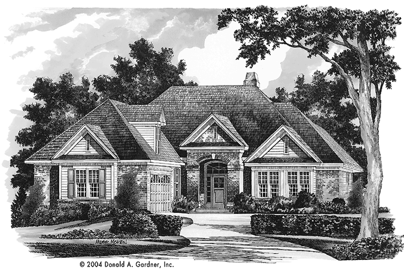 Home Plan - Ranch Exterior - Front Elevation Plan #929-712