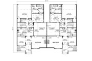 Traditional Style House Plan - 3 Beds 2.5 Baths 2226 Sq/Ft Plan #17-2401 