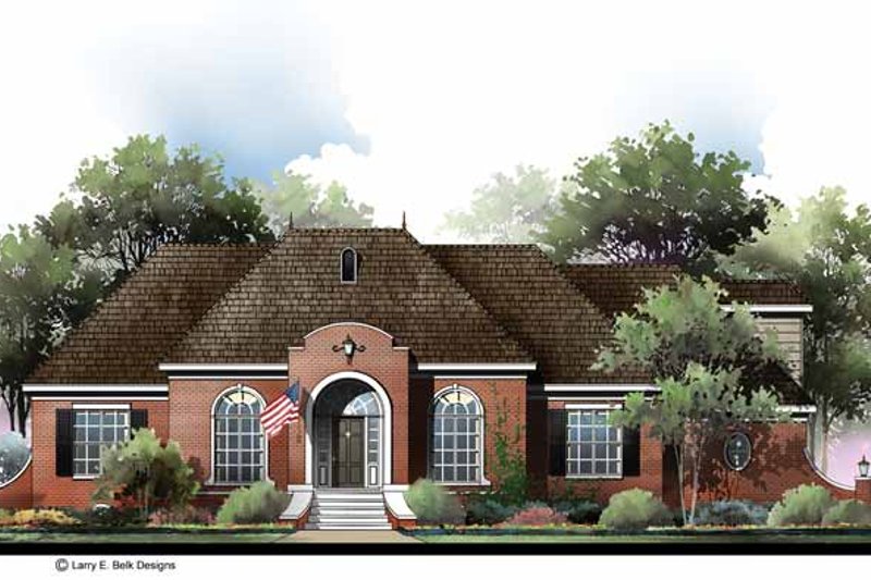 House Blueprint - Country Exterior - Front Elevation Plan #952-280