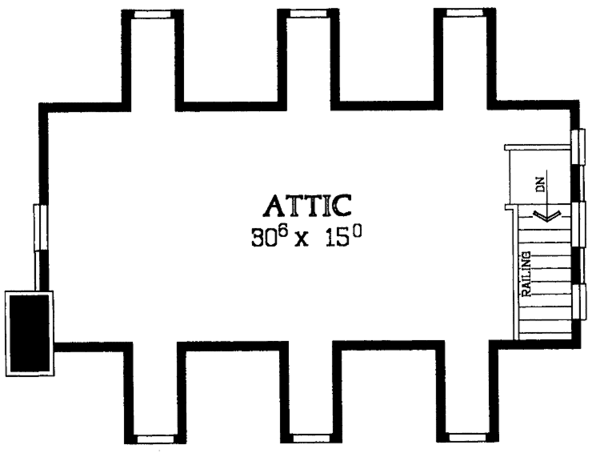 House Blueprint - Classical Floor Plan - Other Floor Plan #72-987