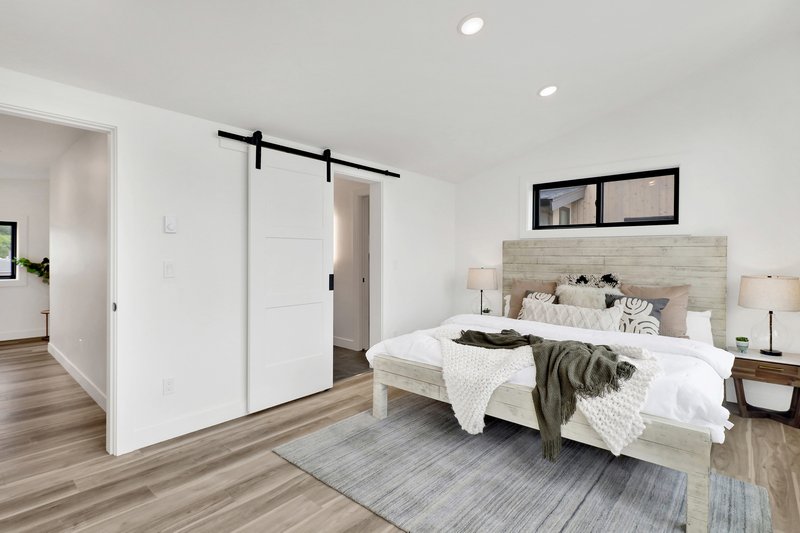 Architectural House Design - Interior - Bedroom 3 for Contemporary House Plan #1070-233 - 2 bed, 2 bath