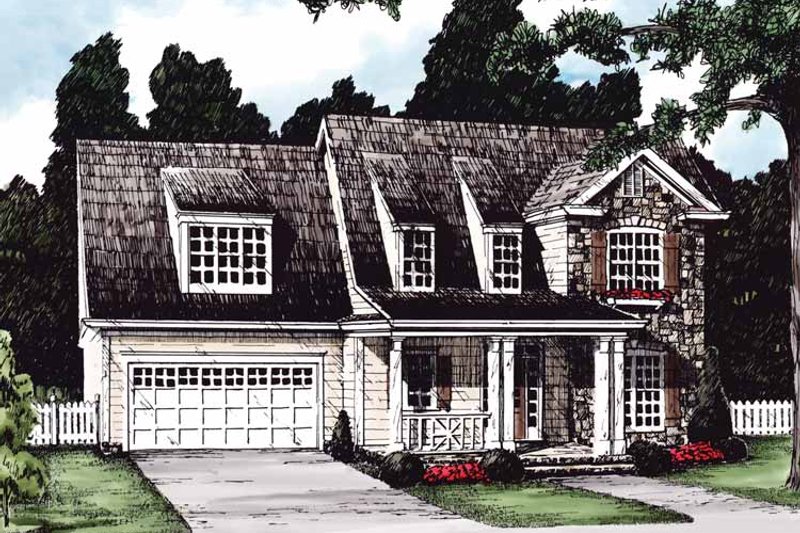 Home Plan - Exterior - Front Elevation 3 for Country House Plan #927-611 - 3 bed, 2.5 bath