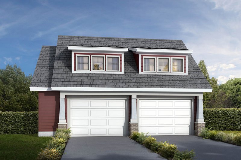 Dream House Plan - Craftsman Exterior - Front Elevation Plan #1073-10