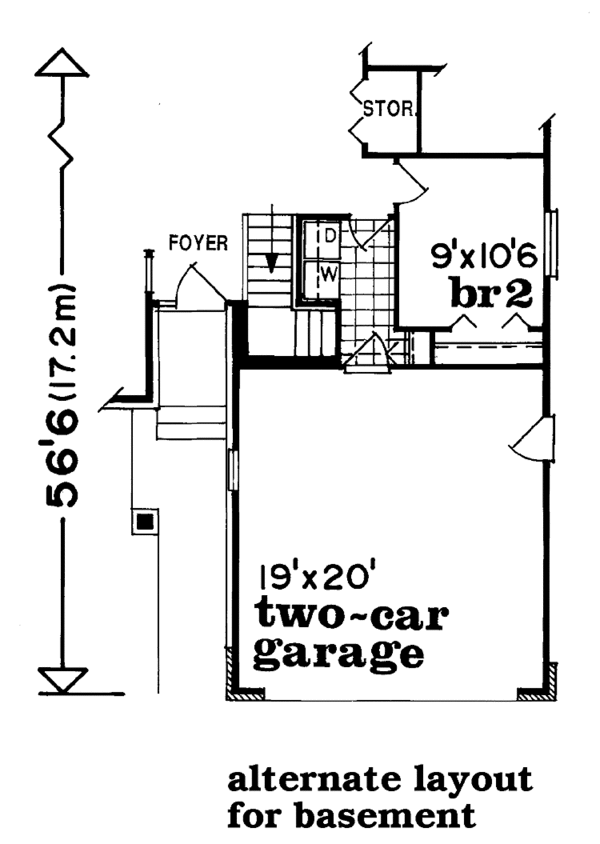 House Plan Design - Mediterranean Floor Plan - Lower Floor Plan #47-793