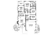 Ranch Style House Plan - 3 Beds 2 Baths 1676 Sq/Ft Plan #72-1080 Floor 