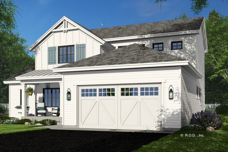 Home Plan - Exterior - Front Elevation 6 for Farmhouse House Plan #51-1371 - 4 bed, 3.5 bath