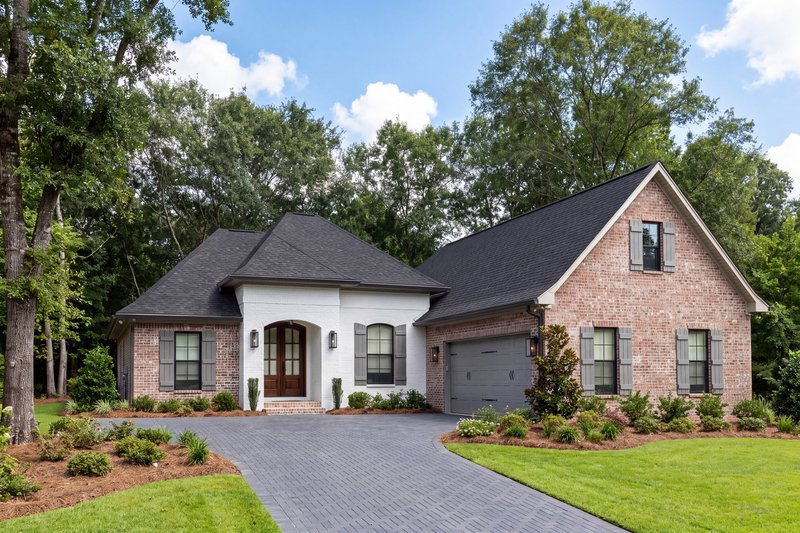 House Plan Design - Exterior - Front Elevation 3 for European House Plan #430-107 - 3 bed, 2 bath
