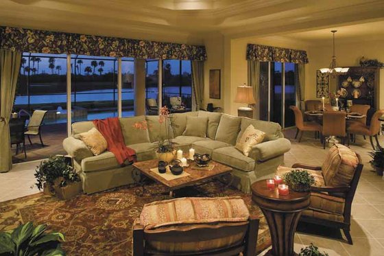 Interior - Family Room for Ranch House Plan #930-395 - 4 bed, 2 bath