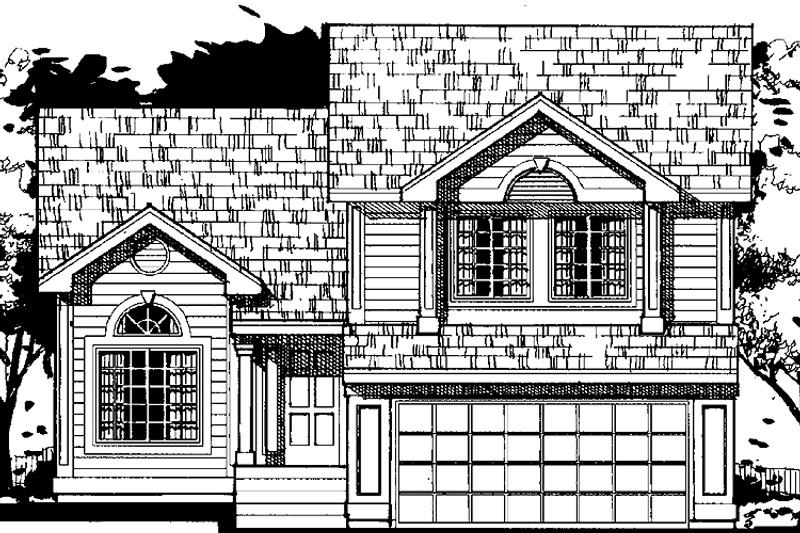 Dream House Plan - Exterior - Front Elevation 3 for Ranch House Plan #300-114 - 3 bed, 2.5 bath