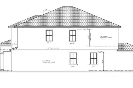 Exterior - Other Elevation for Mediterranean House Plan #1058-65 - 5 bed, 3 bath