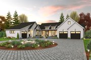 Farmhouse Style House Plan - 4 Beds 4.5 Baths 3669 Sq/Ft Plan #48-1051 