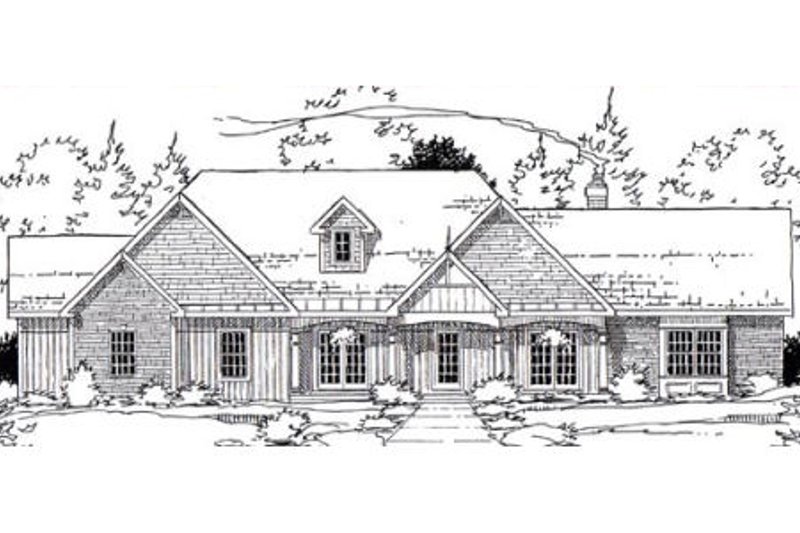 Traditional Style House Plan - 3 Beds 2.5 Baths 3028 Sq/Ft Plan #312-828