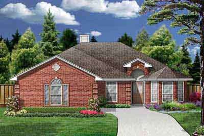 Dream House Plan - Southern Exterior - Front Elevation Plan #84-202