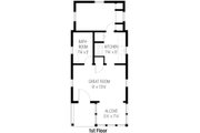Cottage Style House Plan - 1 Beds 1 Baths 404 Sq/Ft Plan #915-8 